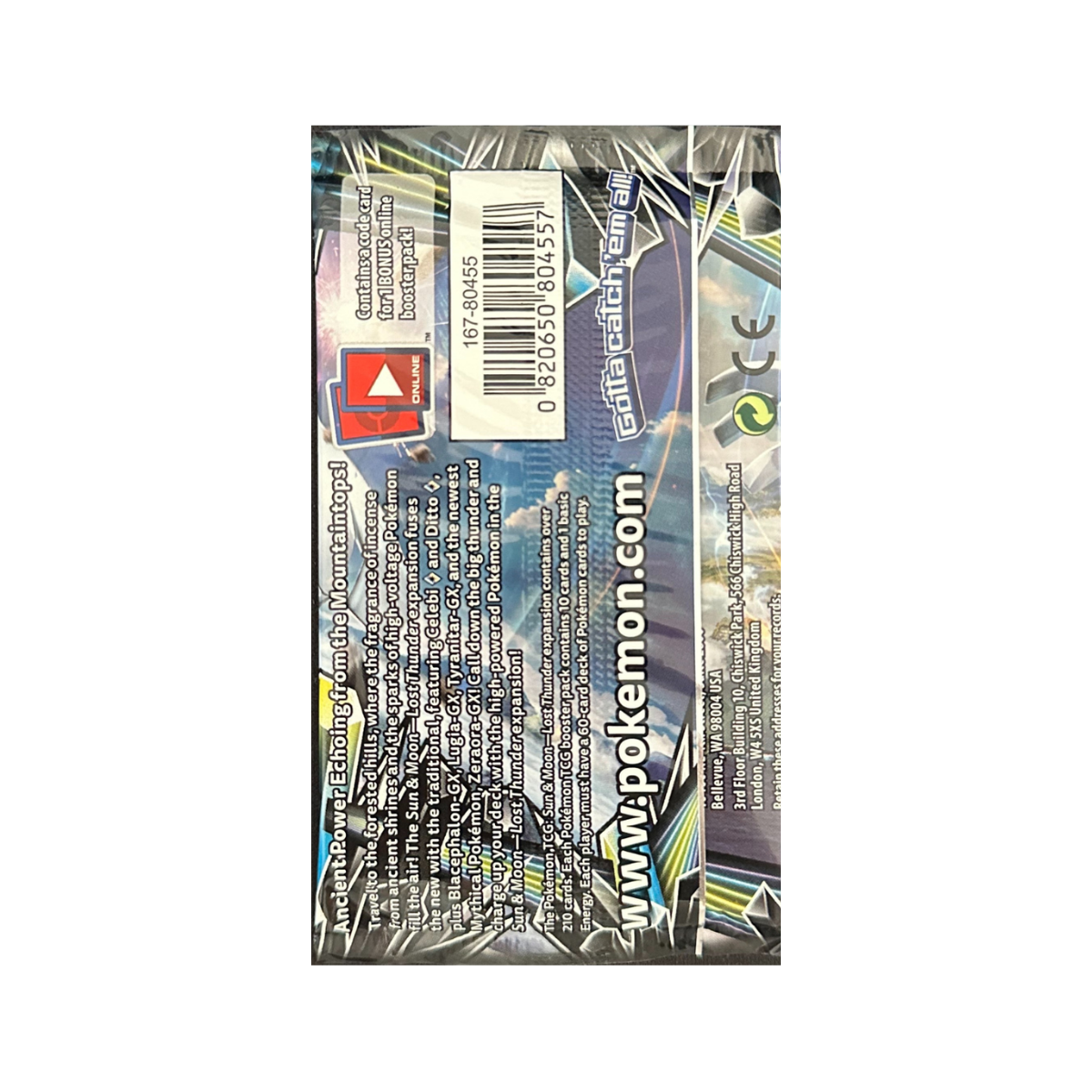 Lost Thunder Booster Pack | Inglés