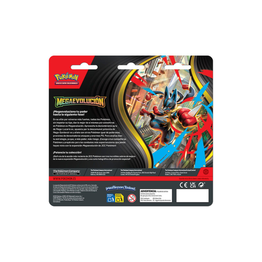 Blister 3 Sobres Mega Evolutions