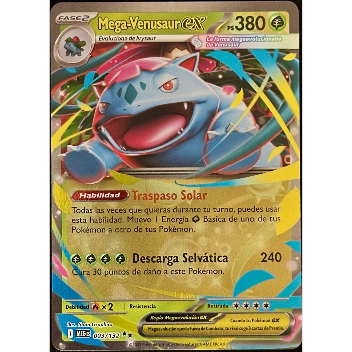 Mega Venasaur Ex | Español