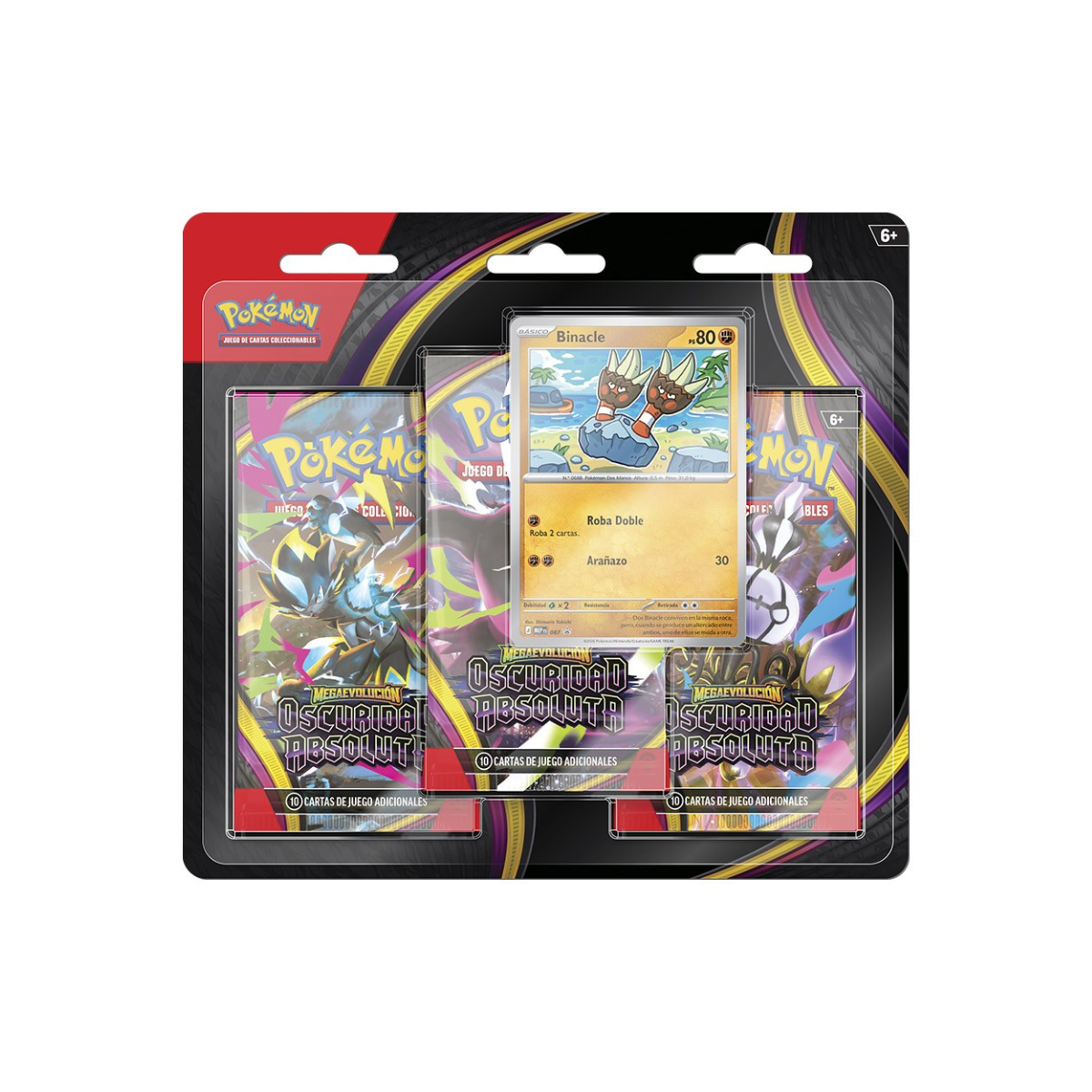 Blister 3 Sobres Pitch Black | Oscuridad Absoluta