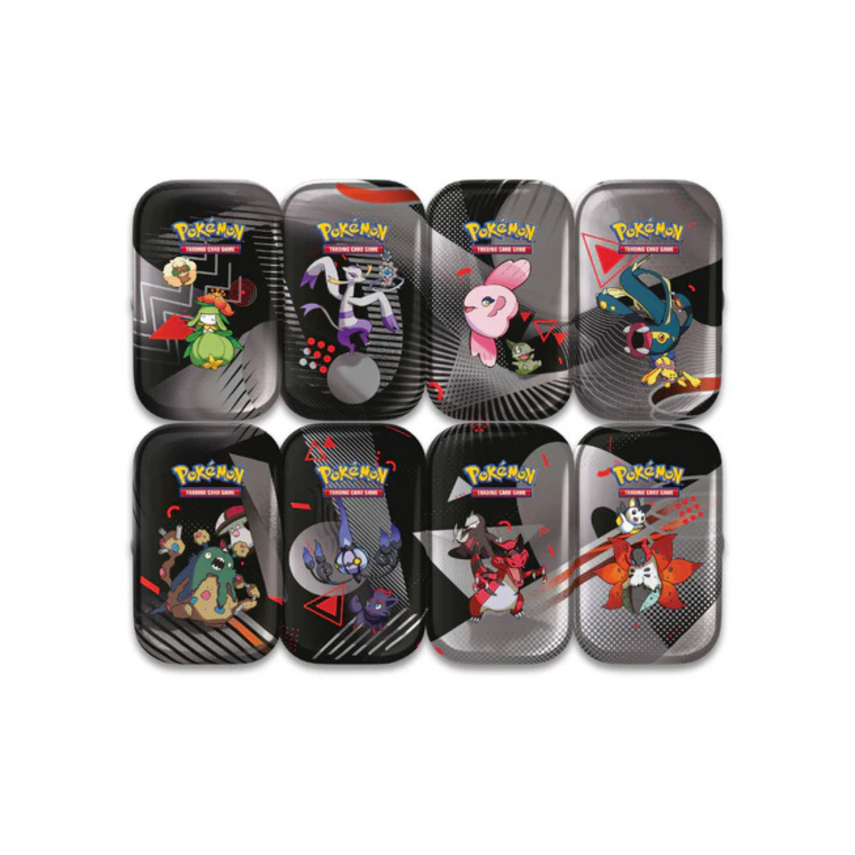 Mini Tin Fulgor Negro y Llama Blanca | Black Bolt and White Flare