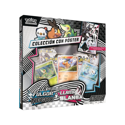 Caja Colección Poster Fulgor Negro y Llama Blanca | Black Bolt and White Flare