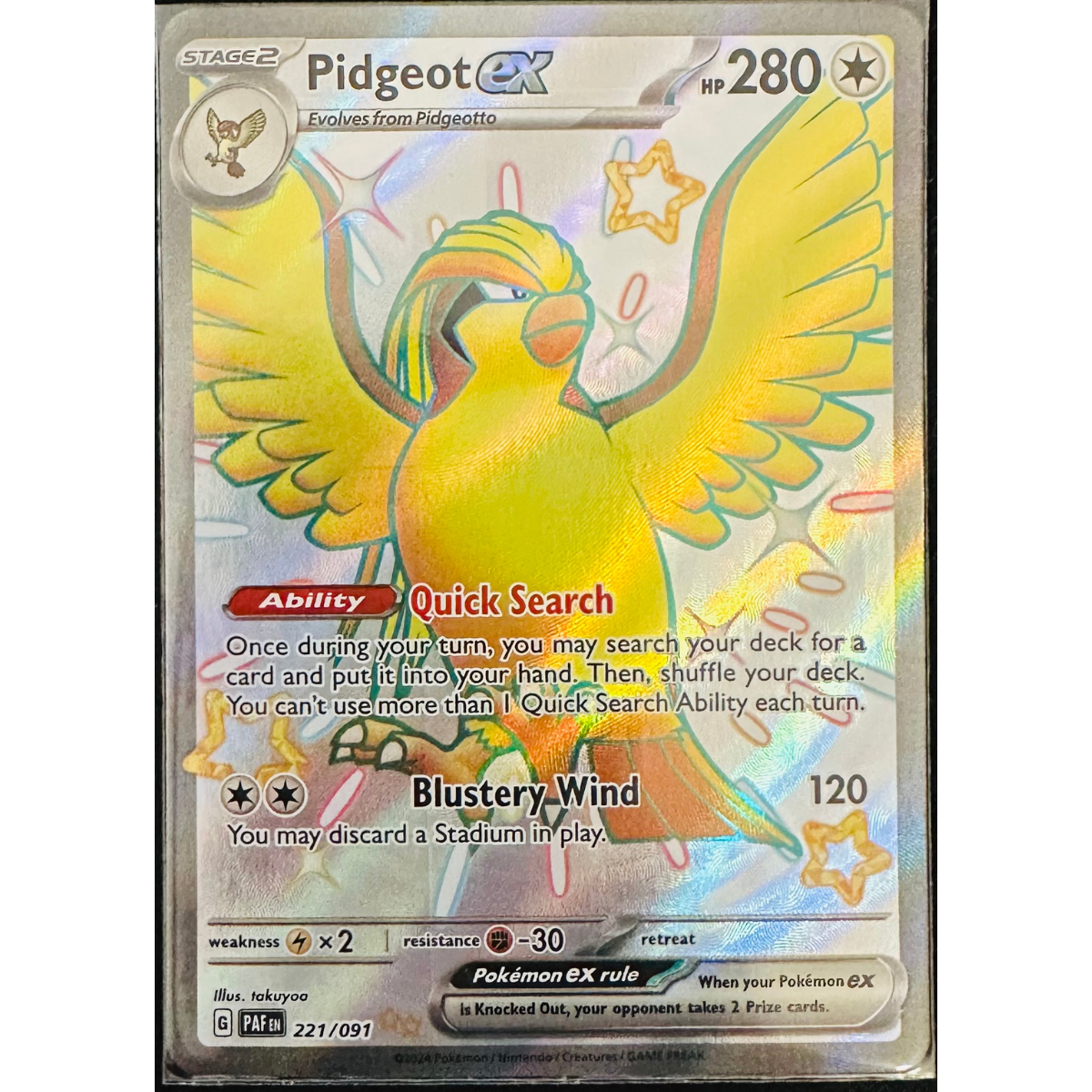 Pidgeot EX | Inglés