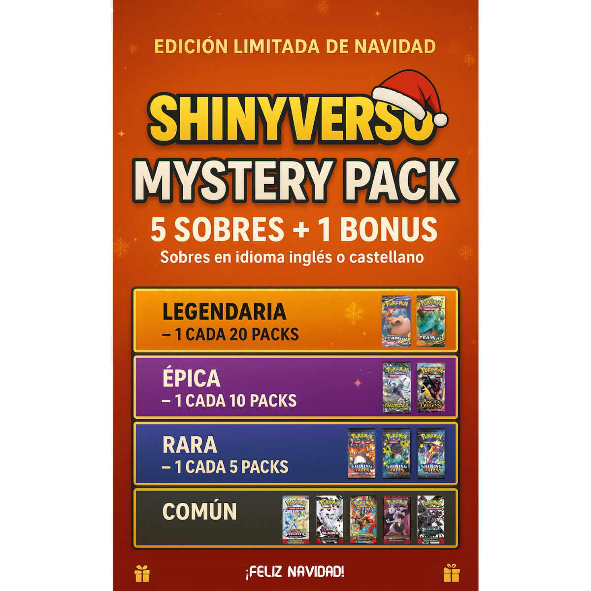 ShinyVerso Mystery Pack - Edición Navidad